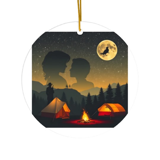 Vintage Hollywood glamour Ceramic Ornaments