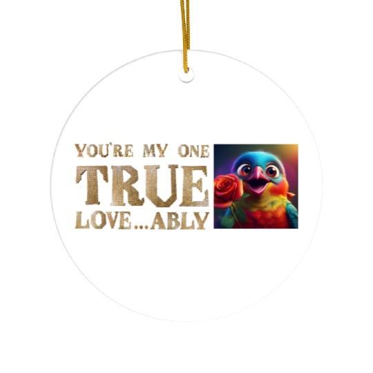 You're My One True Love...A-Bully! Ceramic Ornaments