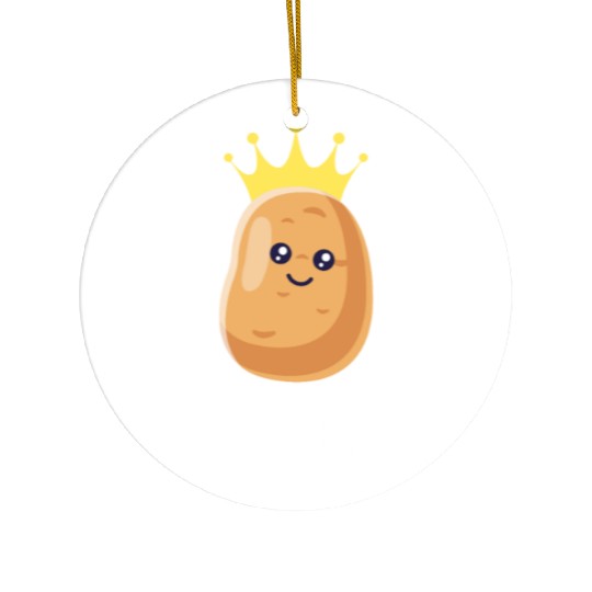 Potato Queen Potato Lover Ceramic Ornaments