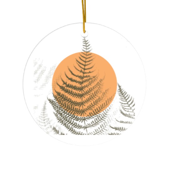 Evergreen Aesthetic for 2025 Ceramic Ornaments