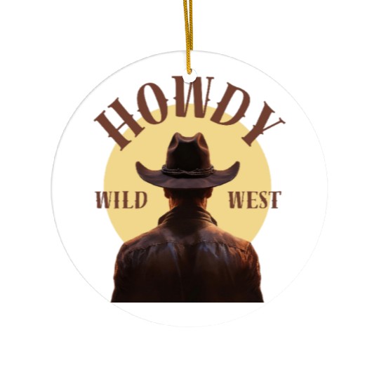 HOWDY Ceramic Ornaments