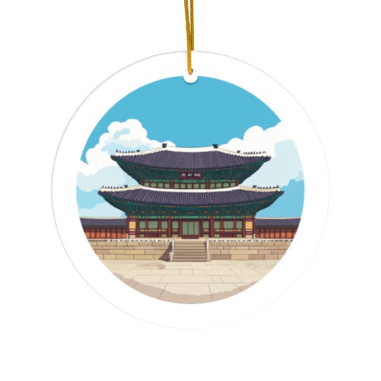 Old school Chinese kung fu Ceramic Ornaments