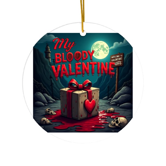 My bloody Valentine Ceramic Ornaments