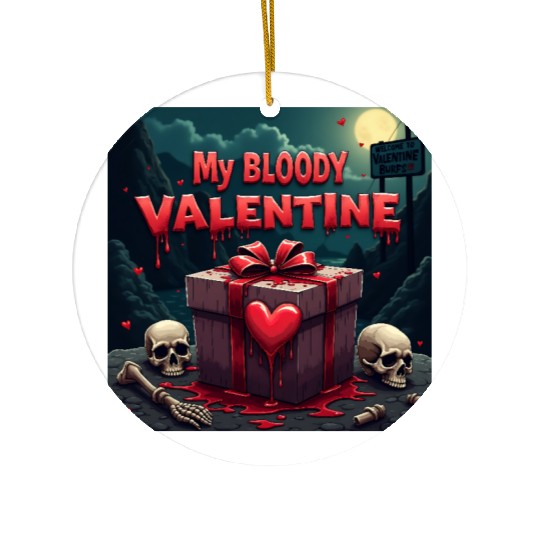 My bloody Valentine Ceramic Ornaments