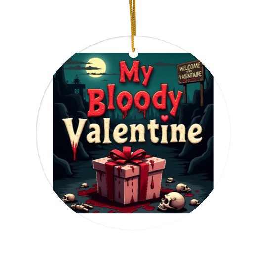 My bloody Valentine Ceramic Ornaments