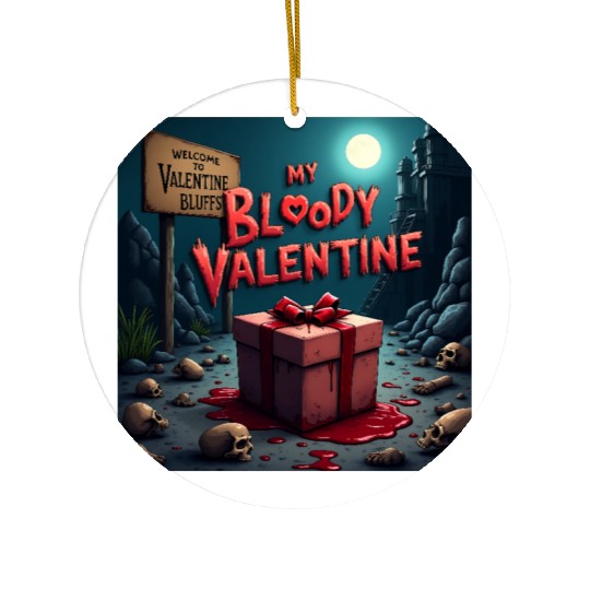 My bloody Valentine Ceramic Ornaments