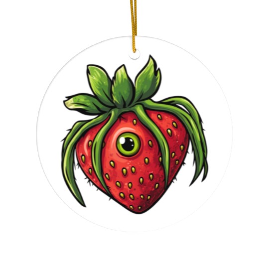 Strawberry Spider Strawberry Spider Ceramic Ornaments