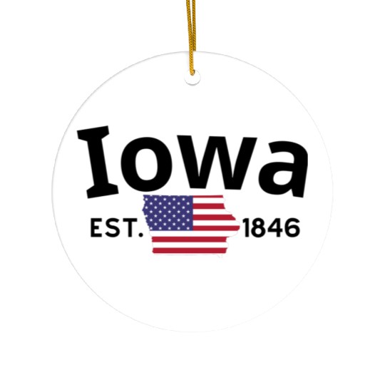 Iowa Ceramic Ornaments