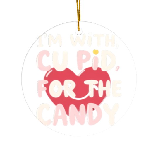 Cupid Candy Ceramic Ornaments