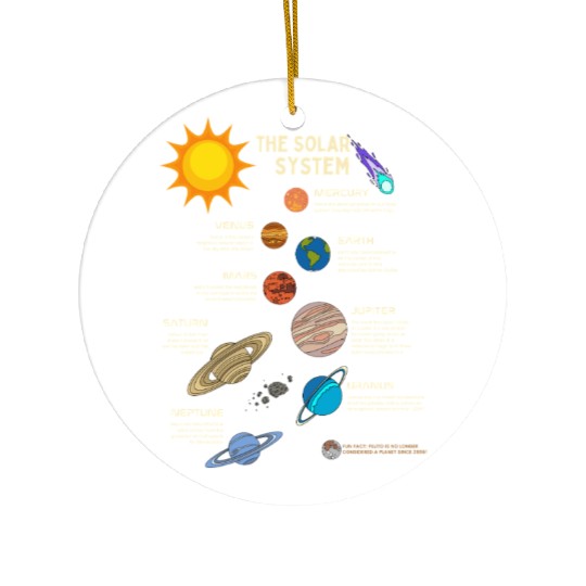 The Solar System Planets Ceramic Ornaments