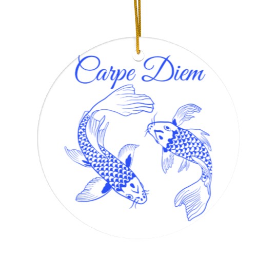Carpe Diem Ceramic Ornaments