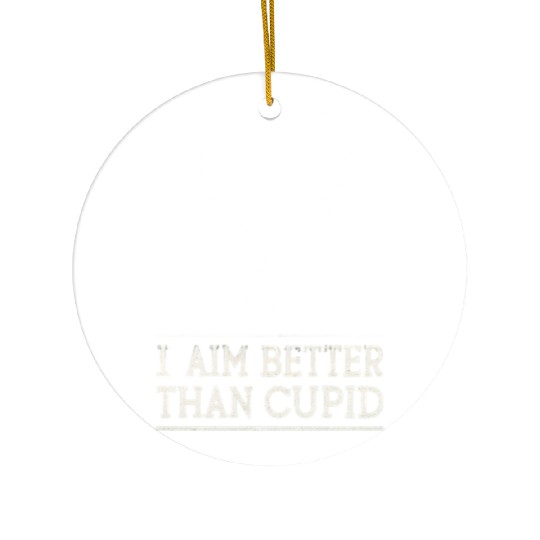 Funny Valentine's Day Cupid Ceramic Ornaments