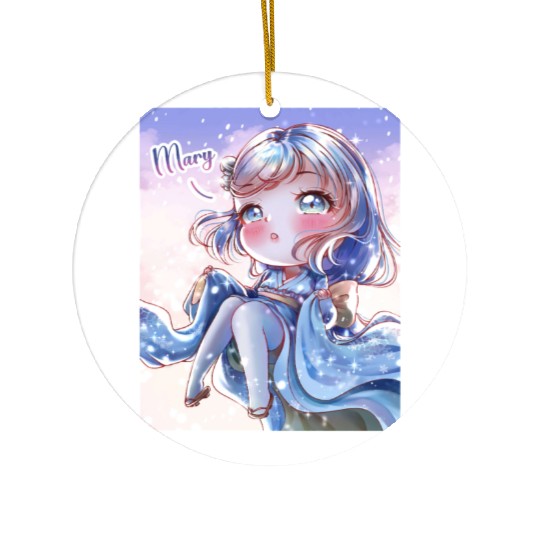 Legendary Chibi Mary Active Ceramic Ornaments