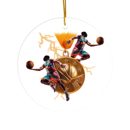 Basketball Game Day Ceramic Ornaments