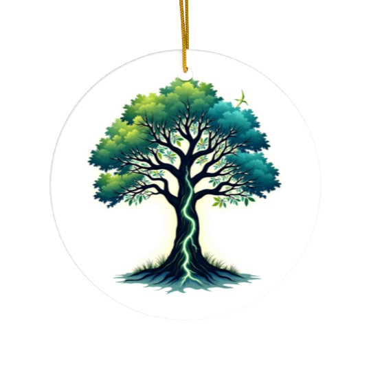 Majestic Tree of Life Ceramic Ornaments