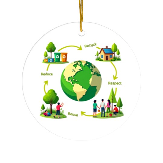 Eco-Friendly Lifestyle Ceramic Ornaments