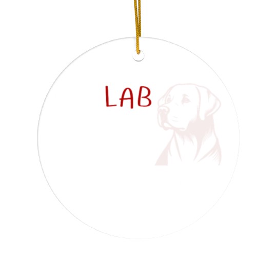 Funny lab icon for women my lab is my valentine Ceramic Ornaments