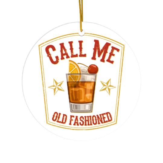 Call Me Old Fashioned Ceramic Ornaments