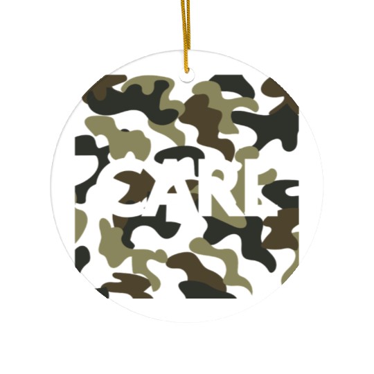 Carl Name Ceramic Ornaments for Men Good Quality Camouflage