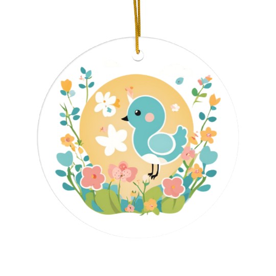 Spring Ceramic Ornaments