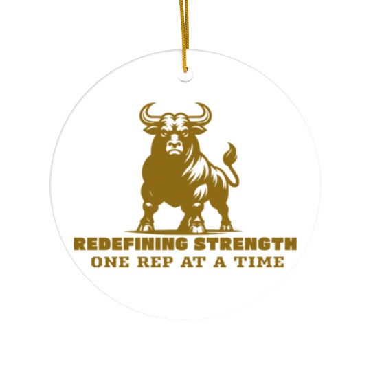 Redefining strength, Adaptive fitness Ceramic Ornaments