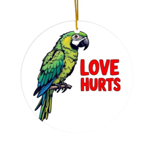 Love Hurts Ceramic Ornaments