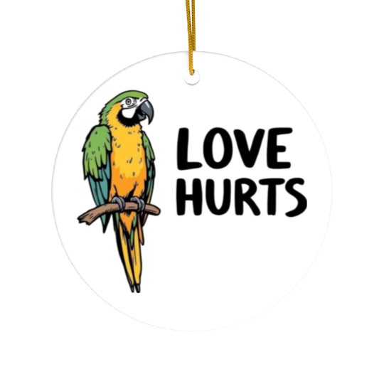 Love Hurts Ceramic Ornaments
