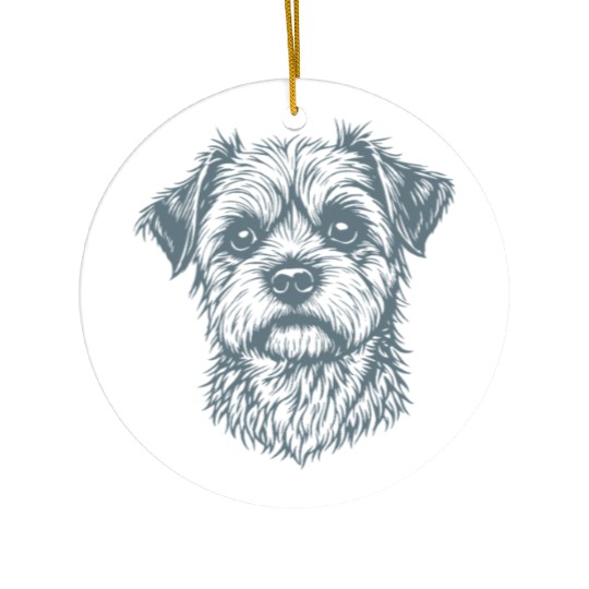 Furry Friend Forever – Dog Lovers' Design Ceramic Ornaments