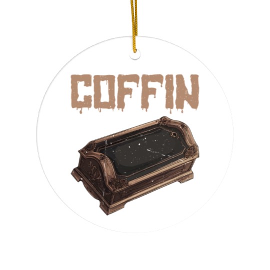 I Left My Coffin For This 2 Ceramic Ornaments
