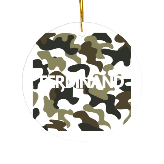Ferdinand Name Ceramic Ornaments Men Good Quality Camouflage