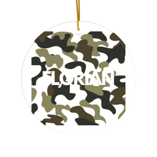 Florian Name Ceramic Ornaments Men Good Quality Camouflage