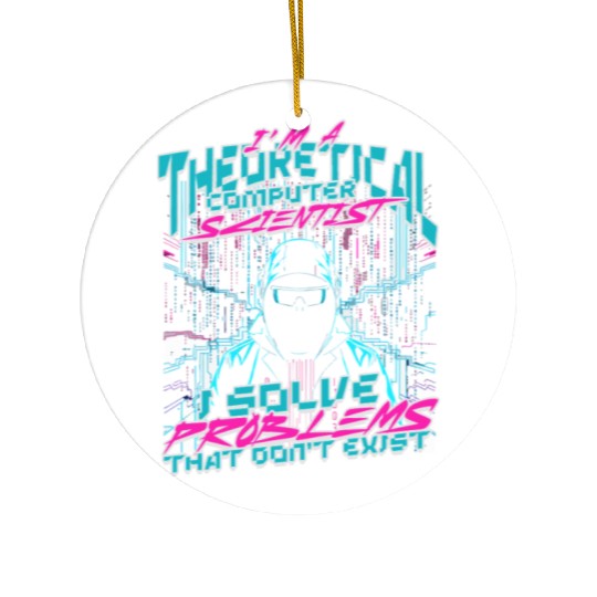 Theoretical Computer Scientist Ceramic Ornaments