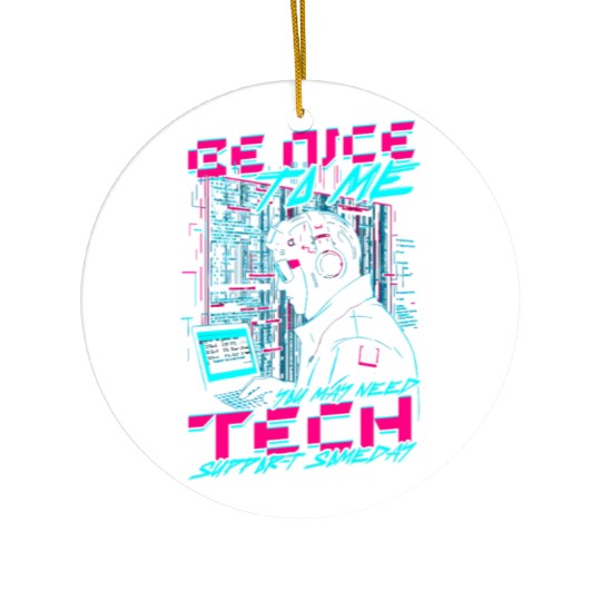 Theoretical Computer Scientist Tech Support Ceramic Ornaments