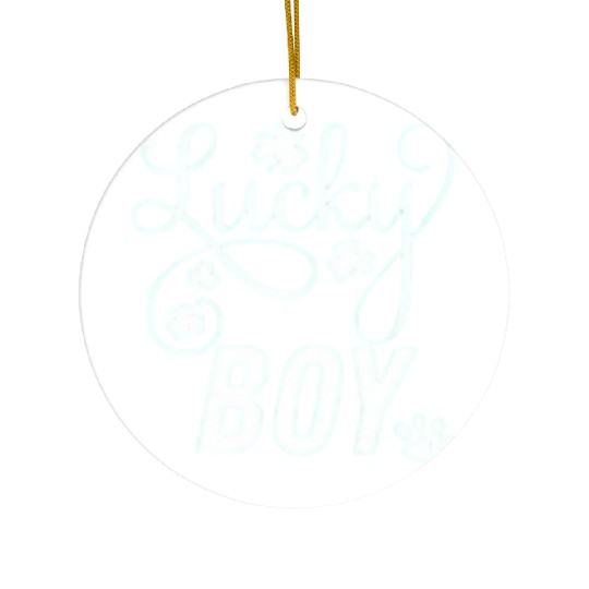 Lucky Boy St Patrick's Day Ceramic Ornaments