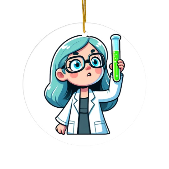 Chibi Chemist's Discovery Ceramic Ornaments