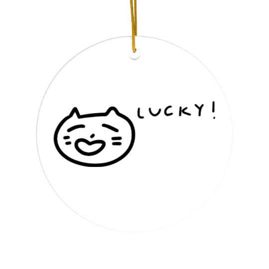 Lucky Cat Ceramic Ornaments