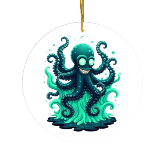 Octopus Ceramic Ornaments