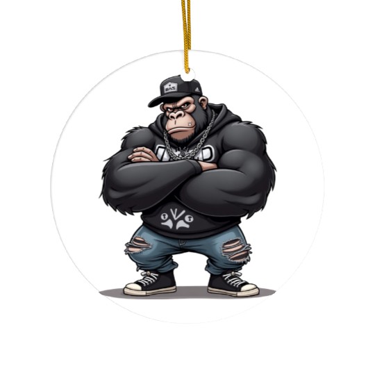 Gorilla Ceramic Ornaments