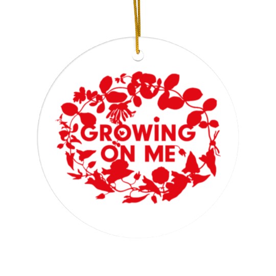 Botanical Growth Statement Design Ceramic Ornaments