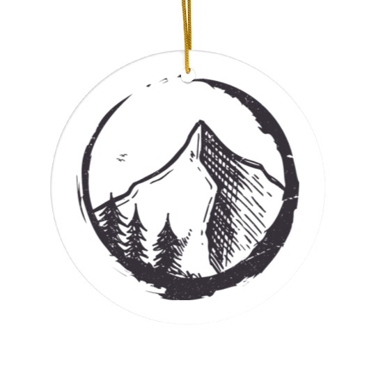 Circle of Nature Ceramic Ornaments