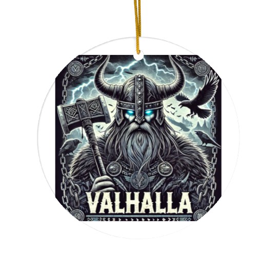 Valhalla Warrior Ceramic Ornaments