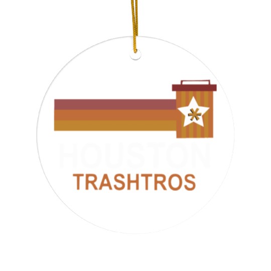 Houston Trashtros Asterisks Ceramic Ornaments
