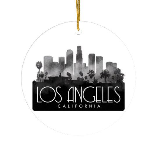 Los Angeles Gift for California Lovers Ceramic Ornaments