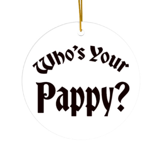 Bourbon Trail Hunter Kentucky Whiskey Drinking Ret Ceramic Ornaments