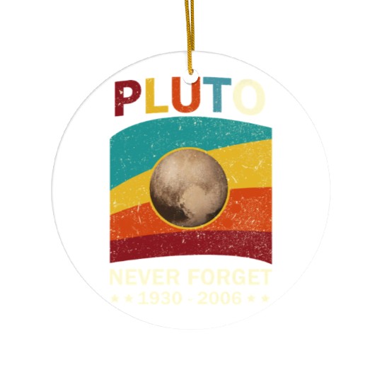 Pluto Never Forget Tribute 1930-2006 Ceramic Ornaments