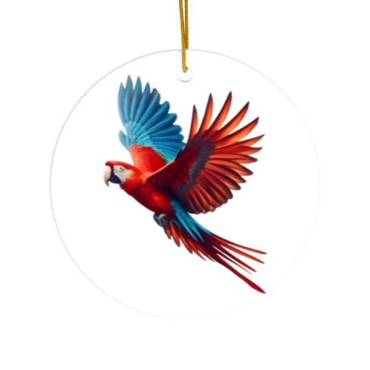macaw parrot Ceramic Ornaments