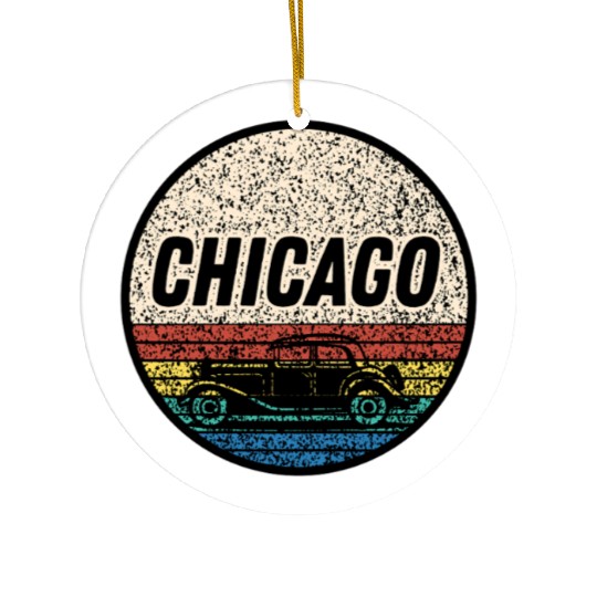 Chicago Ceramic Ornaments