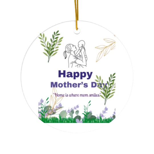 A Mother's Love - Mother's Day Greeting Ceramic Ornaments