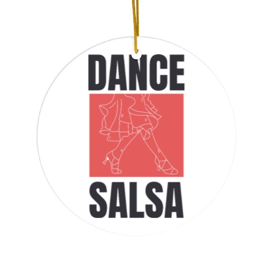 Dance Salsa. Ceramic Ornaments