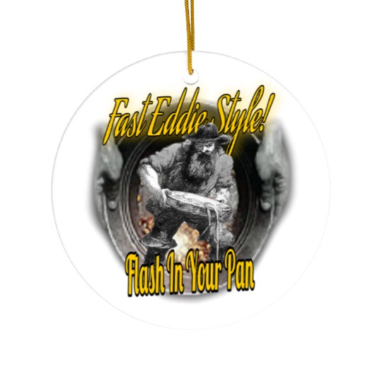 Fast Eddie Style Panner 2 Ceramic Ornaments